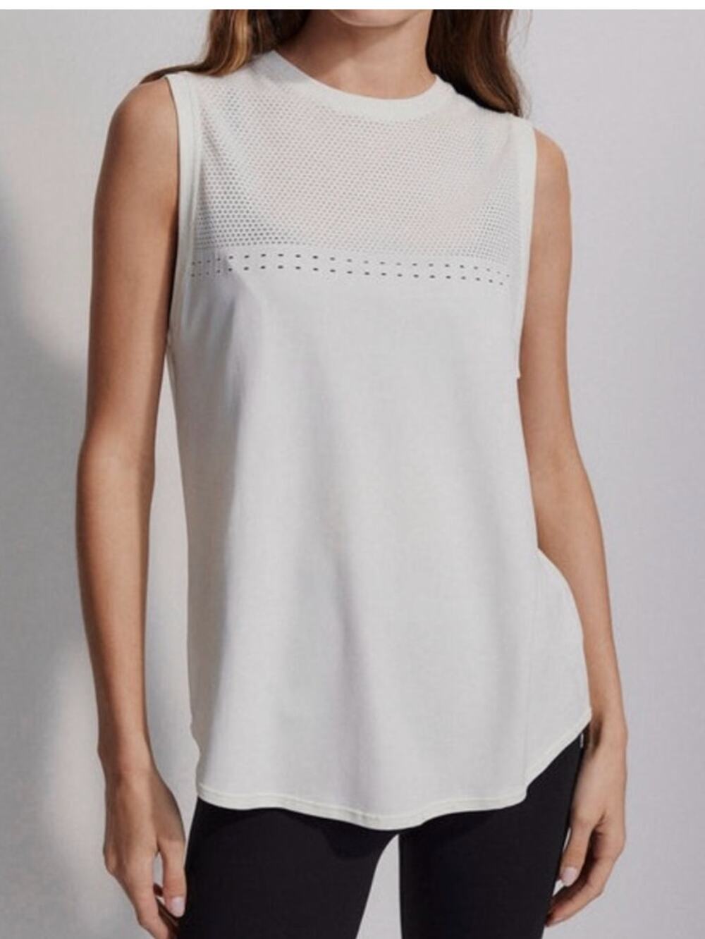 Varley Morro Longline Tank XXS/XS Mesh Detail Active Top